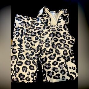 Leopard Print Workout Set